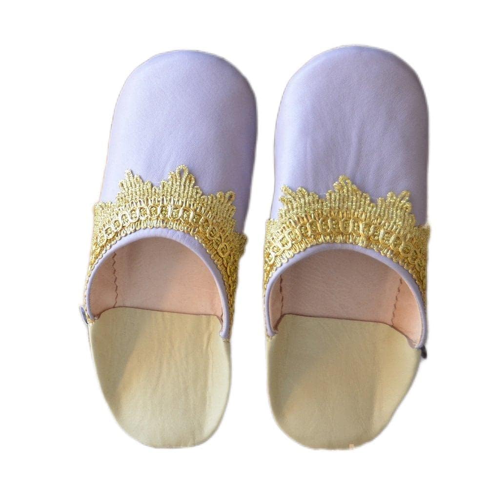 Simple Babouche Sheepskin Slippers