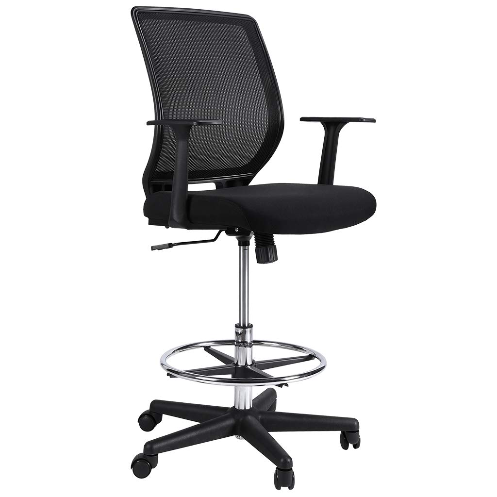 Buy SLYPNOS Mesh Drafting Stool Chair, Ergonomic Painting Chair with