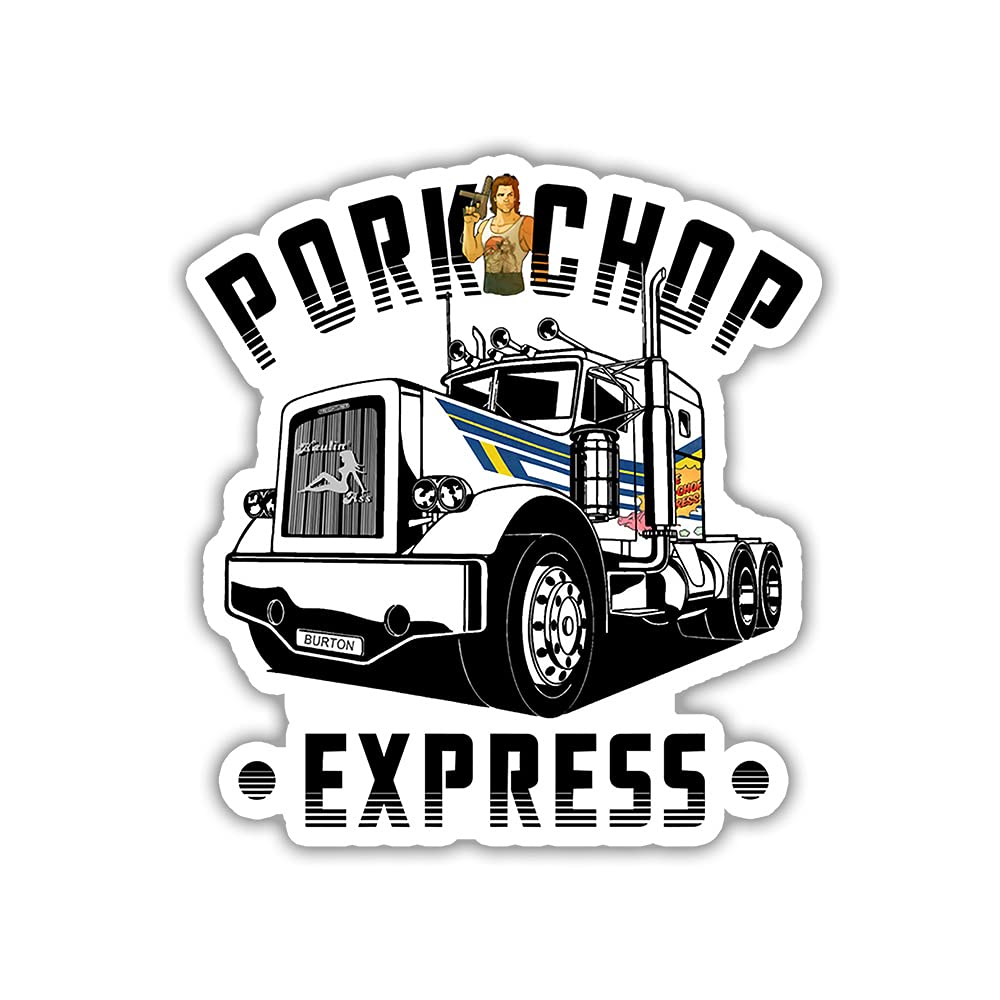 3 Pcs/Pack - The Pork Chop Express Sticker 3"x4" Funny Meme Sticker for Tablet Laptop Wall Window Bumper Water Bottle Tumbler Helmet Car Trucks Vans A4-09082131