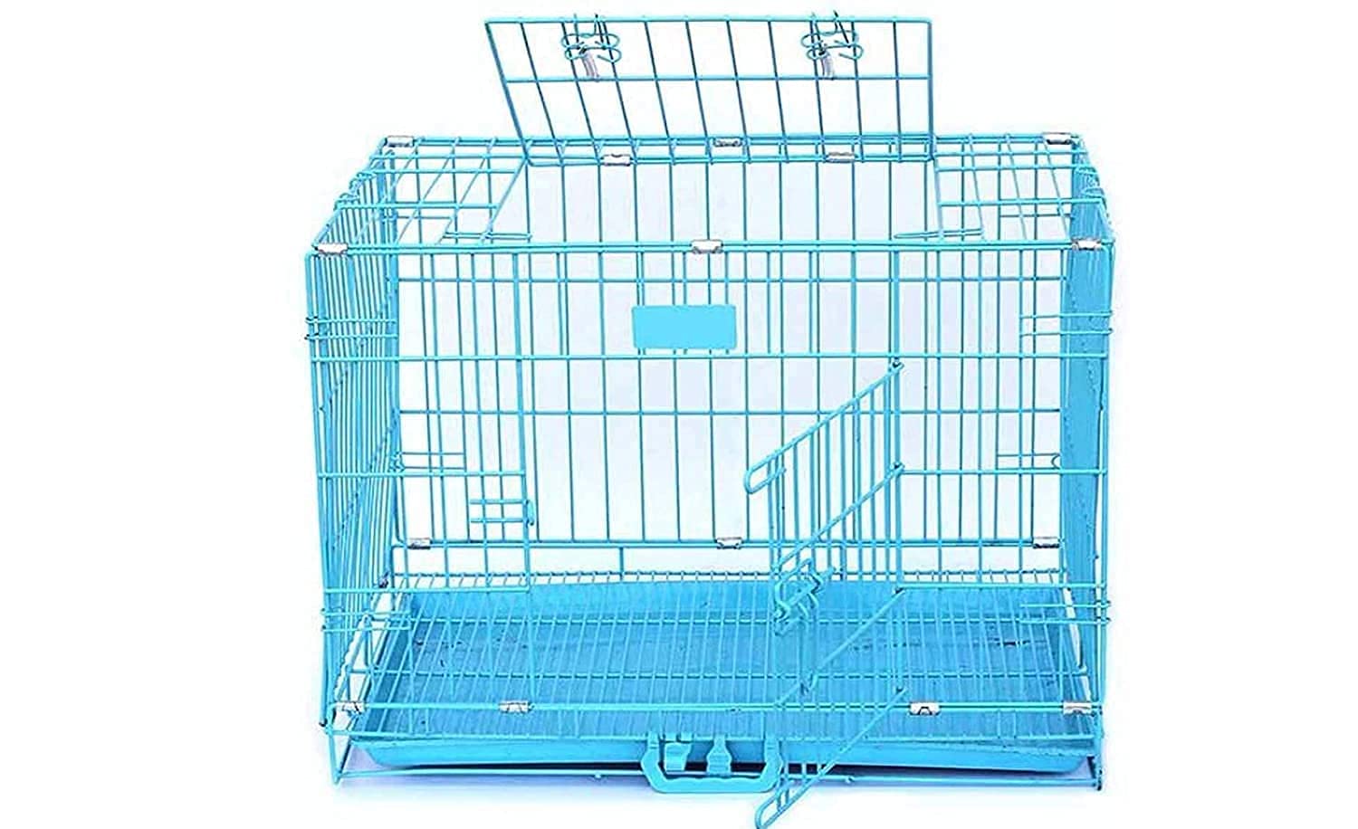PSK Paws for A Cause Metal Cage with Removable Tray for Dogs/Rabbit Blue 30 Inch Medium (B07WWVZDQX) Amazon Price History, Amazon Price Tracker