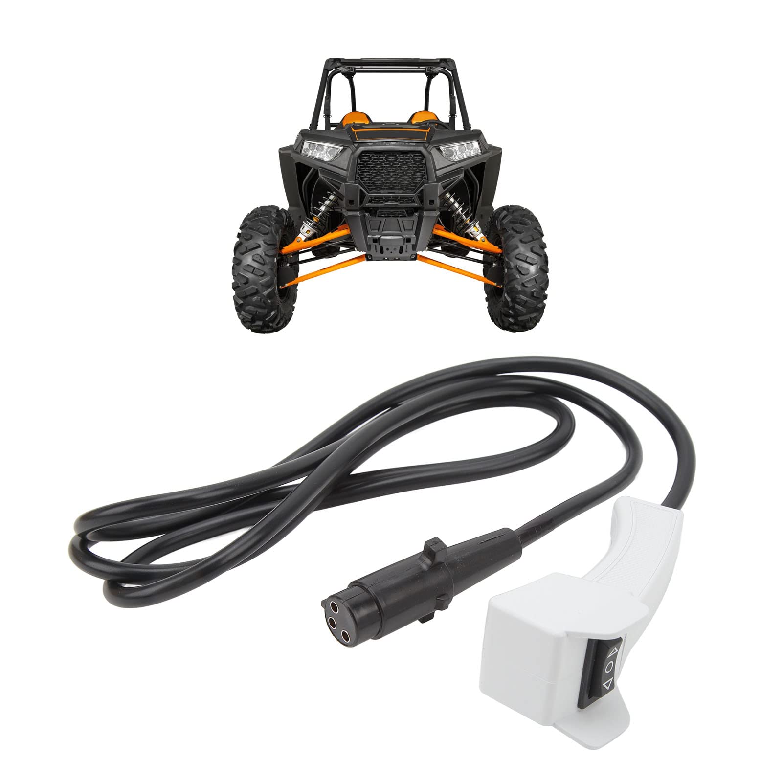 Pilot do Wyciągarki, 4013466 Zdalny Przełącznik Wyciągarki do Polaris Sportsma, Polaris Ranger i Polaris Razor RZR, Wodoodporny, Odporny na Starzenie Kontroler Wciągarki