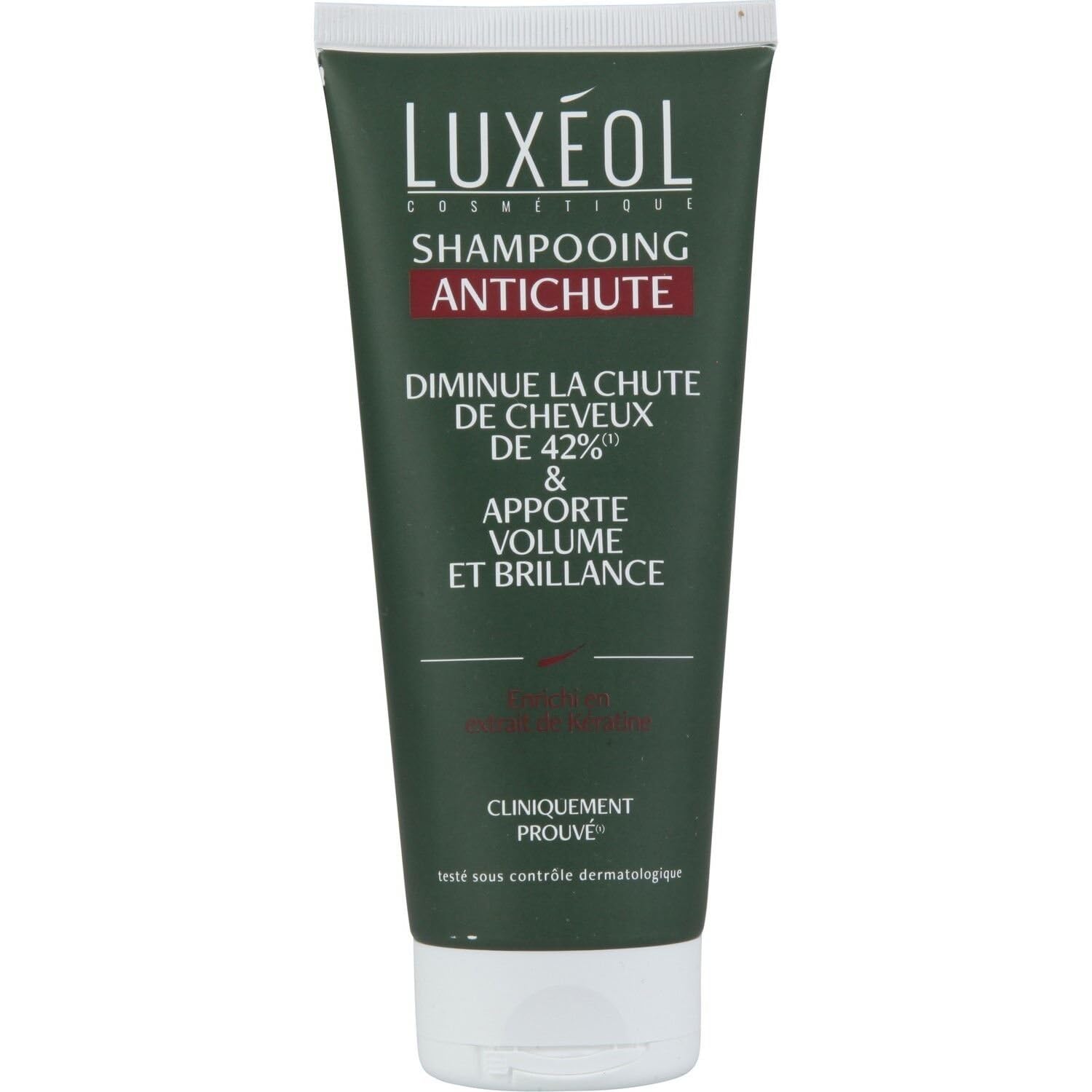 LUXEOL Shampoing Anti-Chute Revitalisant pour Cheveux Épais et Fortifiants - Lot De 2 x 200 mL - Cheveux Porescents Revi