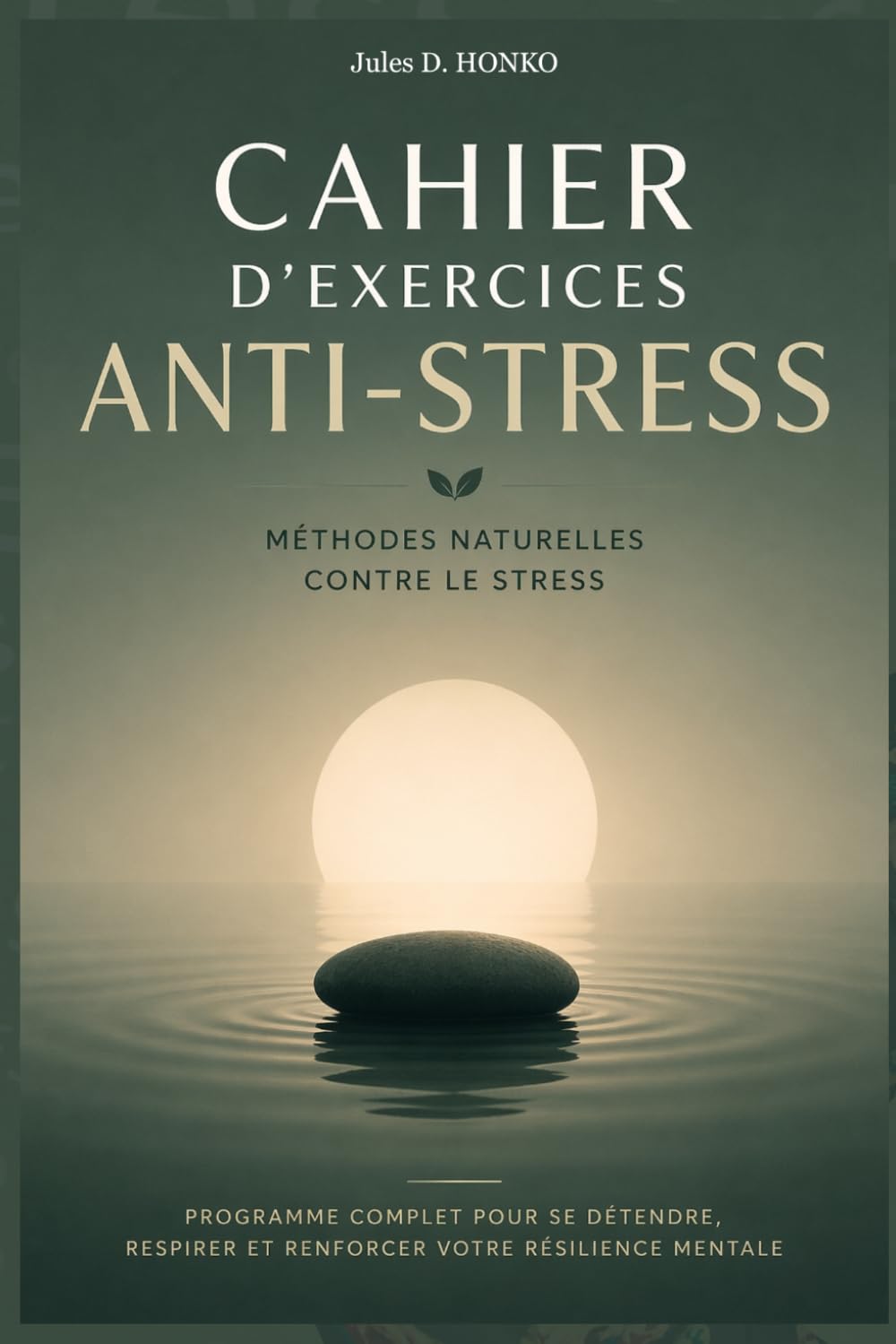 Cahier d’Exercices Anti-Stress: Méthodes Naturelles contre le Stress ; Programme Complet pour Se Détendre, Respirer et et Renforcer votre Résilience Mentale