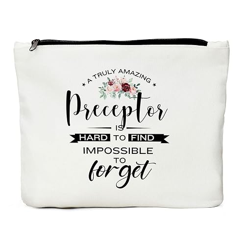 JIUWEIHU Makeup Bag, Nurse Preceptor Gifts, for Makeup & Travel,