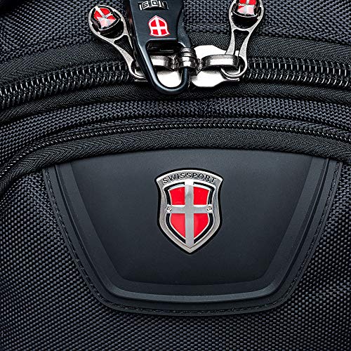 Mochila Executiva Swissport Masculina Antifurto USB Notebook Reforçada Grande Moderna Trabalho Imper