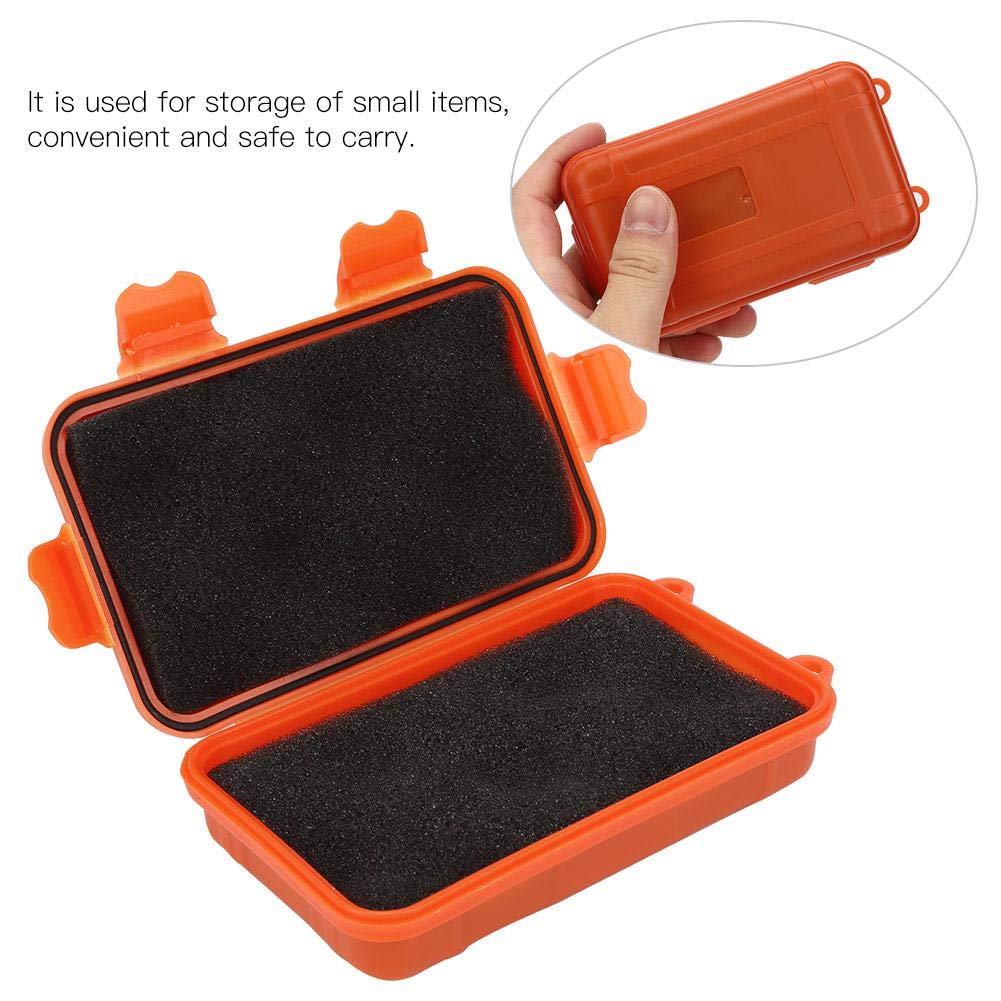 MAGT Survival Wasserdichte Box, 4 Stück Kleine Survival Aufbewahrungsbox für Außenbereich, Druckfeste Wasserdichte Koffer Shakeproof Versiegelungsbox