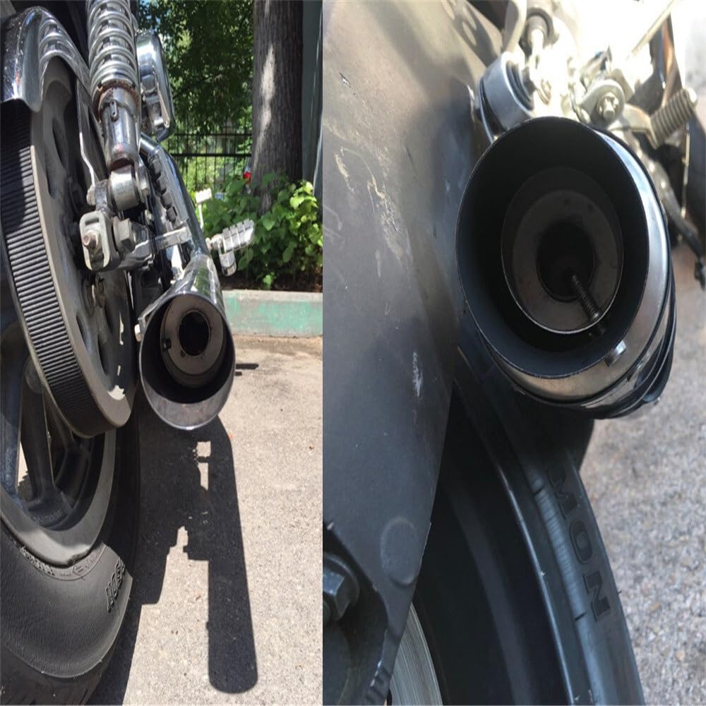 Tubo para moto Silenciador de escape para motocicleta, eliminador de ruido para SPORT 1200 1100 750 850(B-140x60mm)
