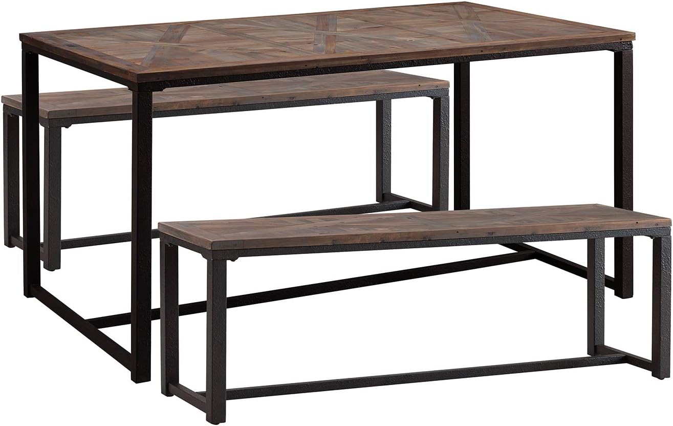 Furniture HotSpot Camley Industrial Reclaimed Wood Dining