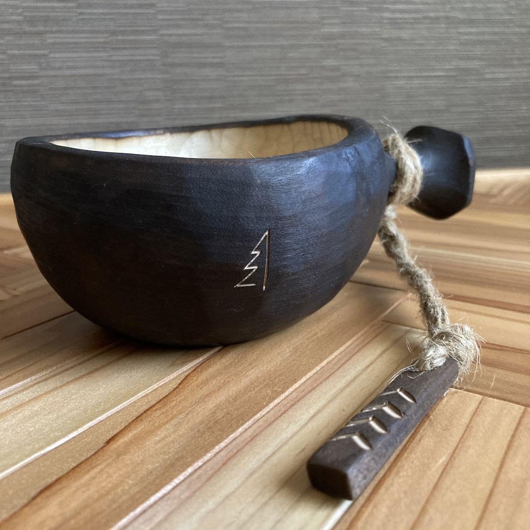 【新品】ソウルオブシベリア　Wild ブラックペンダント　No.8011 ククサ Amazon.co.jp: ソウルオブシベリア ワイルド ペンダント ククサ No.201