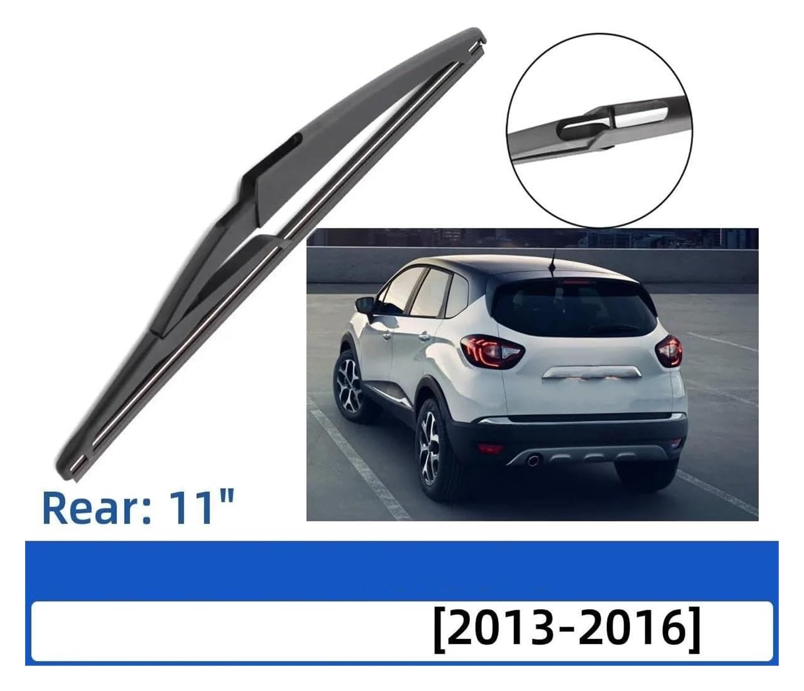 Auto Spazzola Tergicristallo Per R&Enault Per Captur Per Kaptur 2013-2016 26 "+ 14" + 11 "Anteriore Spazzole Tergicristallo Posteriori Parabrezza Finestra Tergicristallo Auto