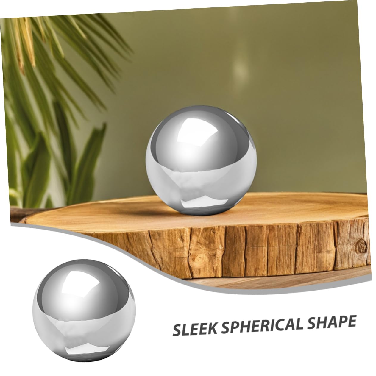 Toddmomy Sfere in Acciaio Inossidabile 304 per Giardino, Sfere Decorative Cava Argento per Laghetti, Pergole e Ambienti Esterni
