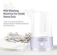 Vista 2 de Portable Mini Washing Machine Compact Deep Cleans Underwear, Baby Clothes, Small Laundry Lightweight for Apartment, Dorm, Hotel, Travel &