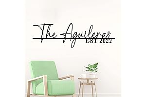 Custom Split Letter Last Name Sign, Personalized Anniversary Wedding Metal Monogram Wall Decor