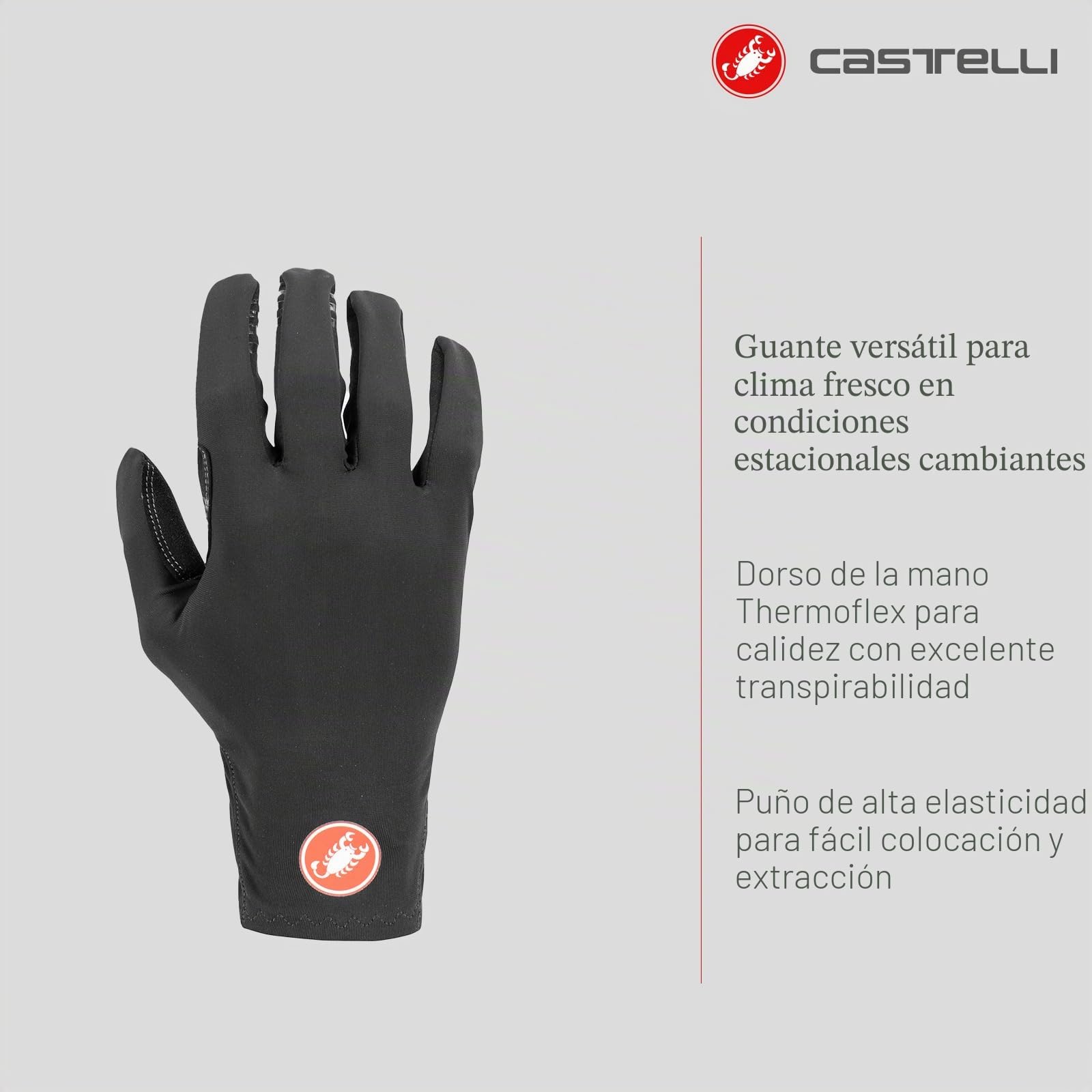 CASTELLI Lightness 2 Glove Guantes de Ciclismo, Hombre