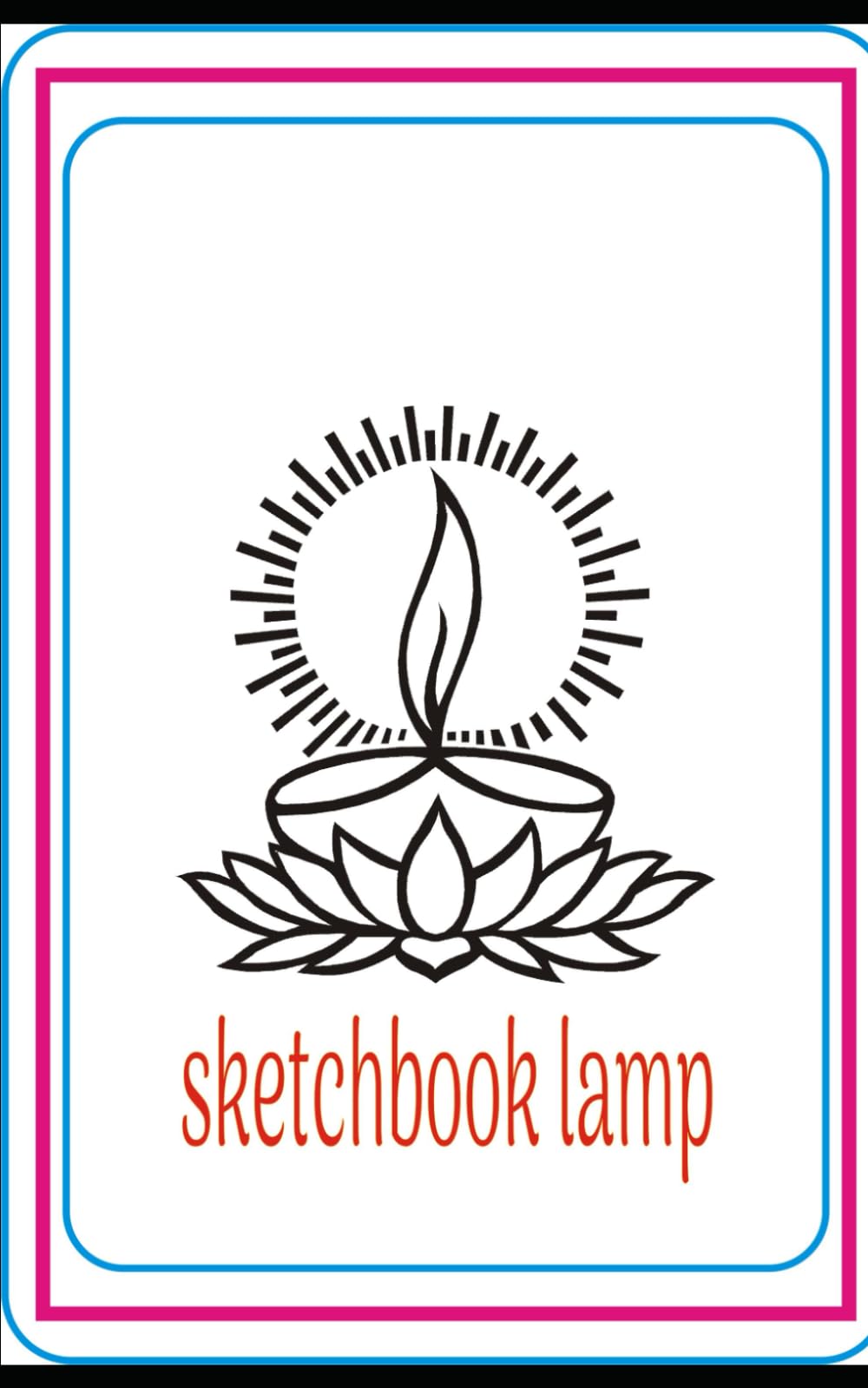 Sketchbook lamp luminaire artistique veilleuse LED design salon