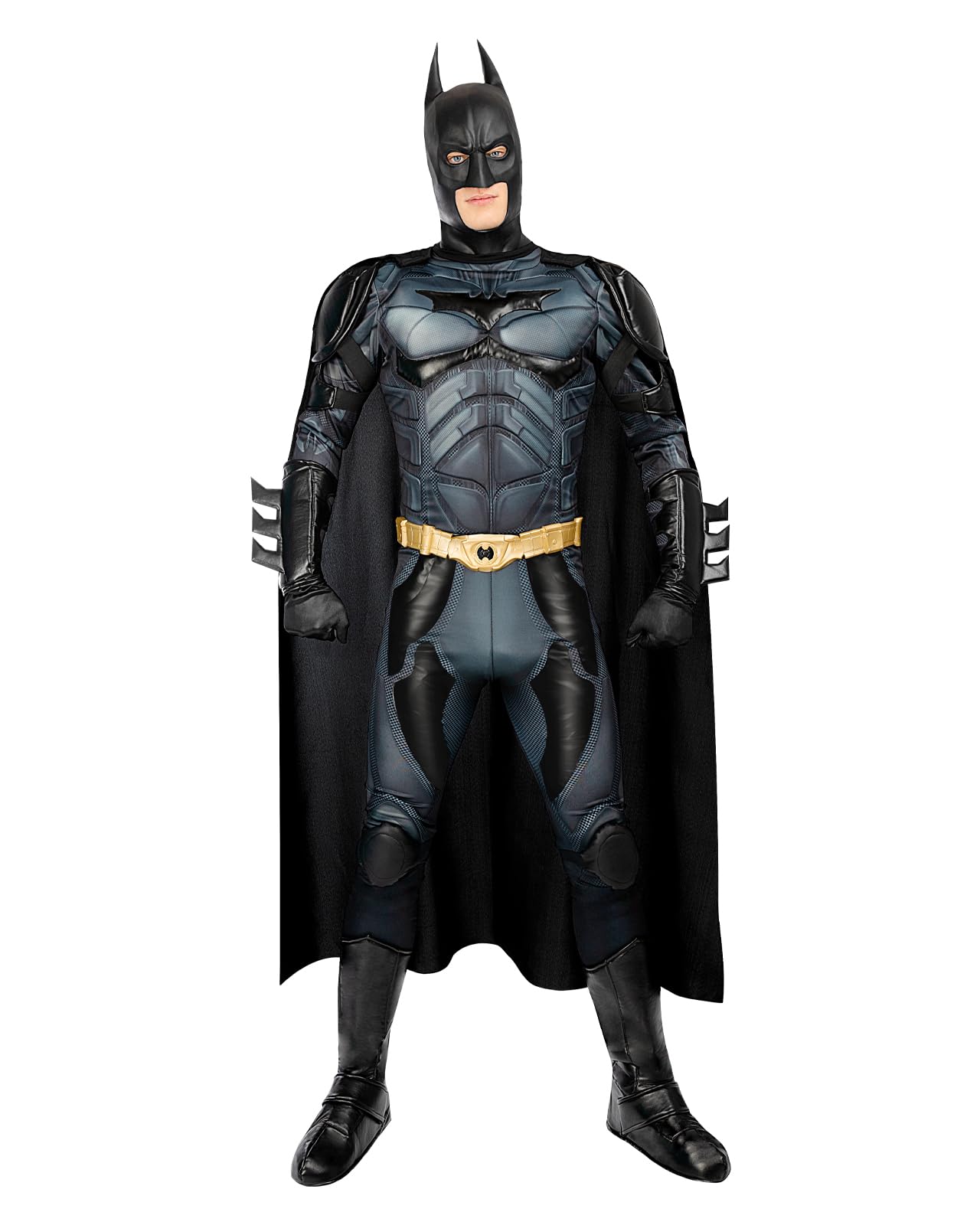 Funidelia Men's Black Official Batman The Dark Knight Costume - Diamond Edition For Superheroes - Outfit For Adults For Parties, Carnival And Halloween - Size Xl