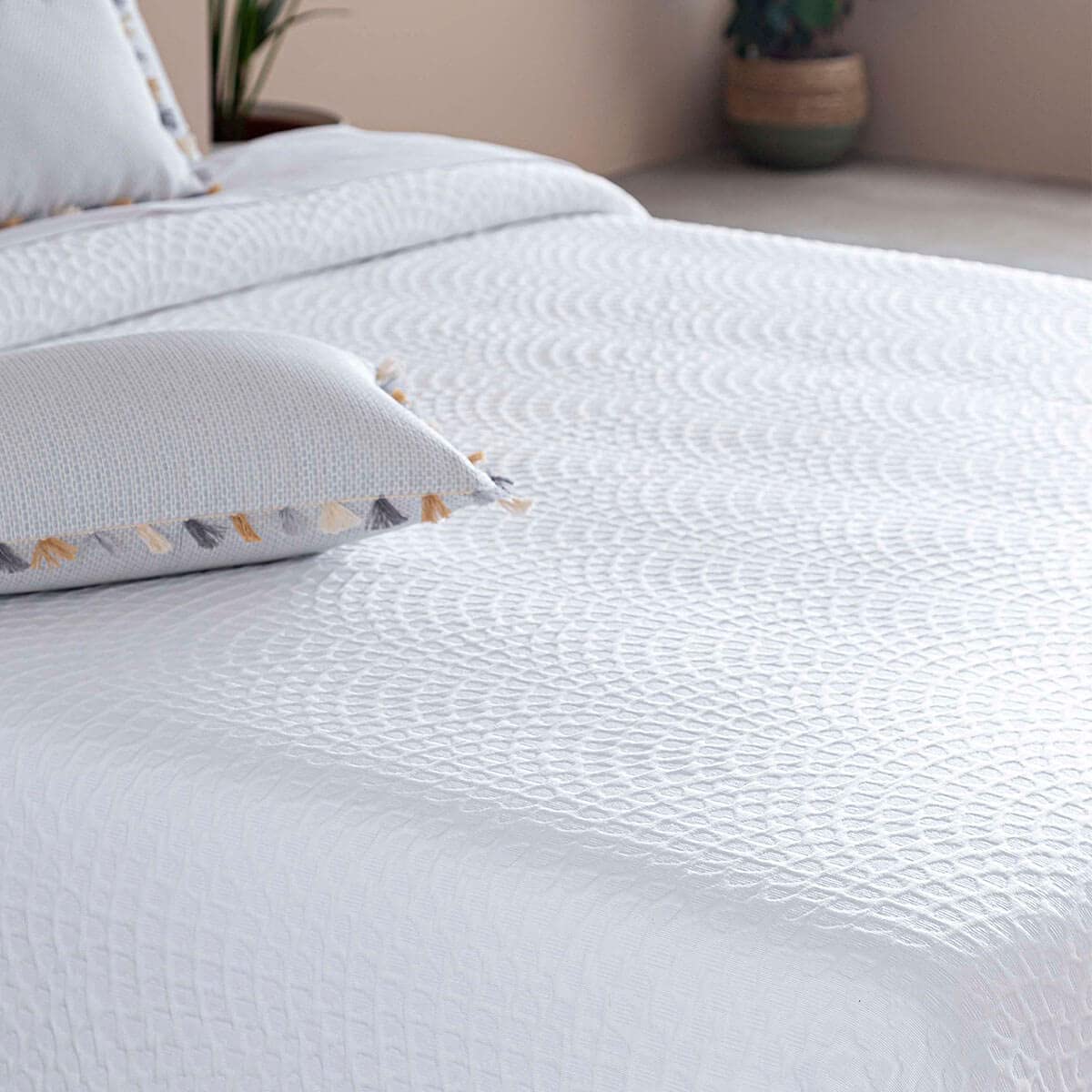 Lanovenanube Copriletto bouti Reversibile Lino - Letto 90 cm