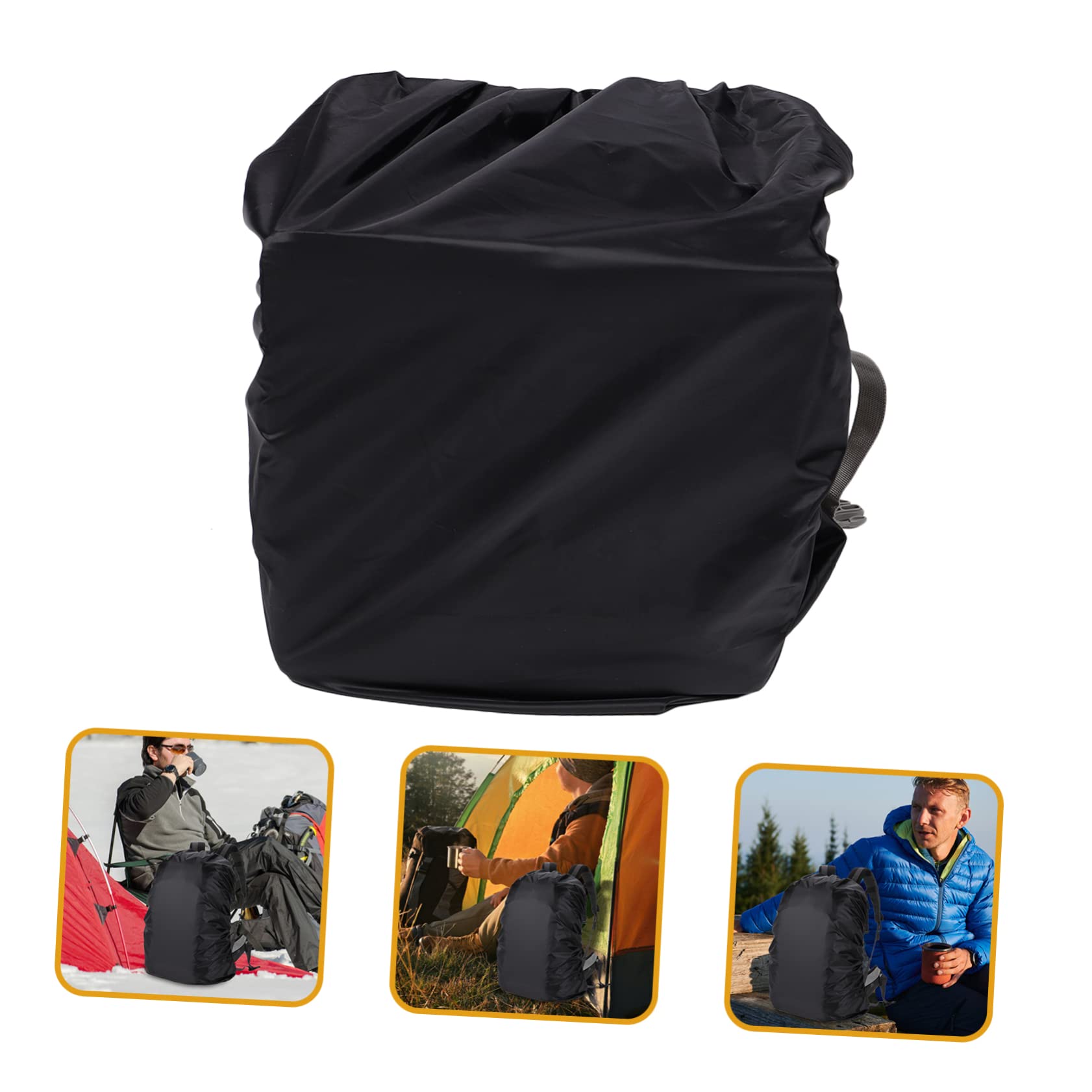 Yardwe 1set Backpack Rain Cover Protector for Outdoor Activities Fits Bags Lightweight Portable and Design for Hiking Camping Biking and Climbing
