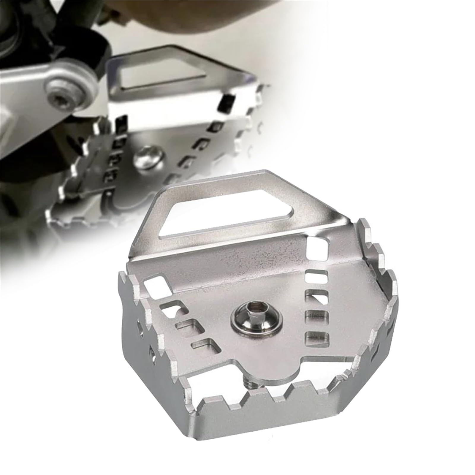 XYHZMZ Rear Foot Brake Lever Step Tips Extension Plate for R NINET/Scrambler/Urban G/S 2016-2020 2019 2018 Enlarge Pedal Extender