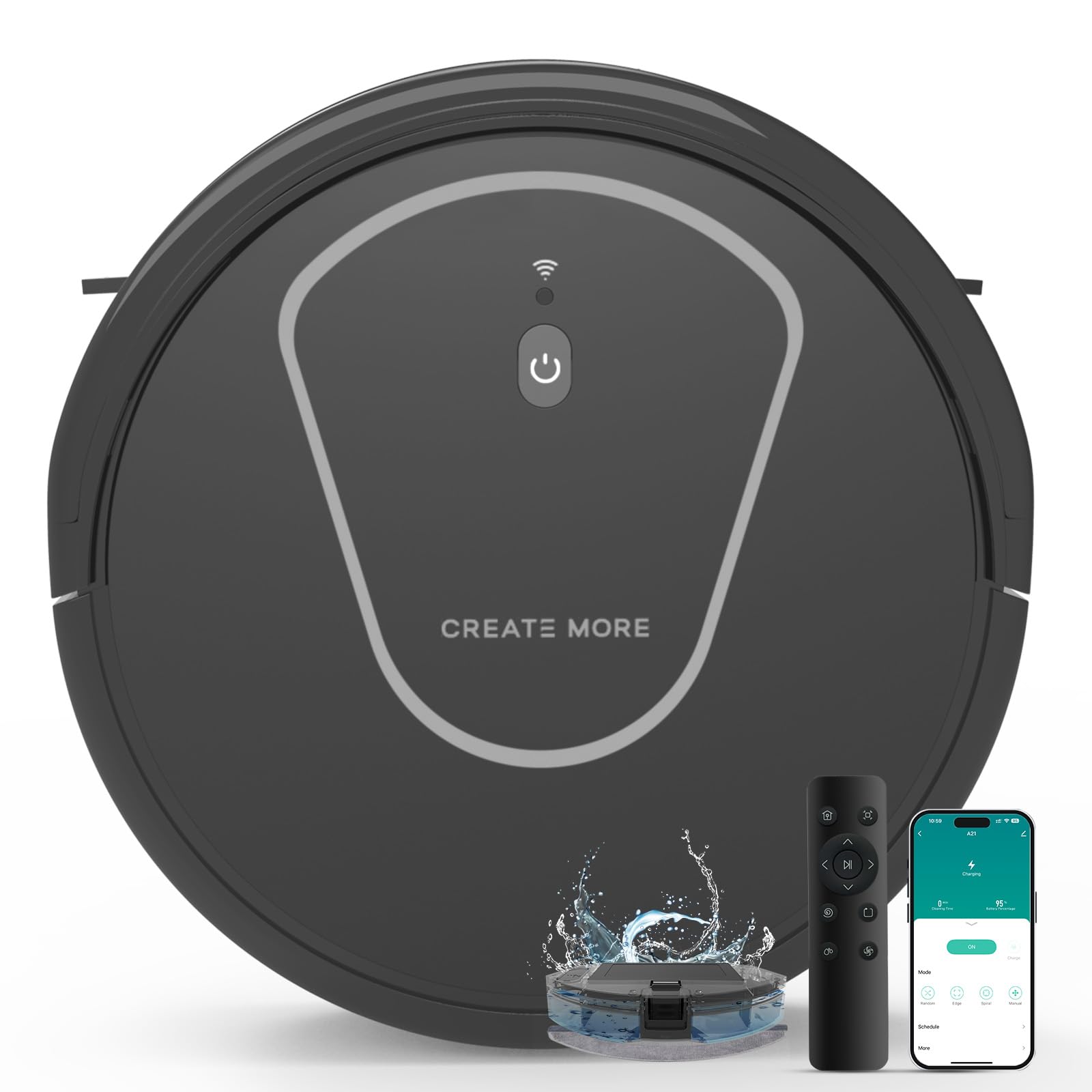 Bagotte 3-in-1 Robot Vacuum: Strong Suction, Smart Features