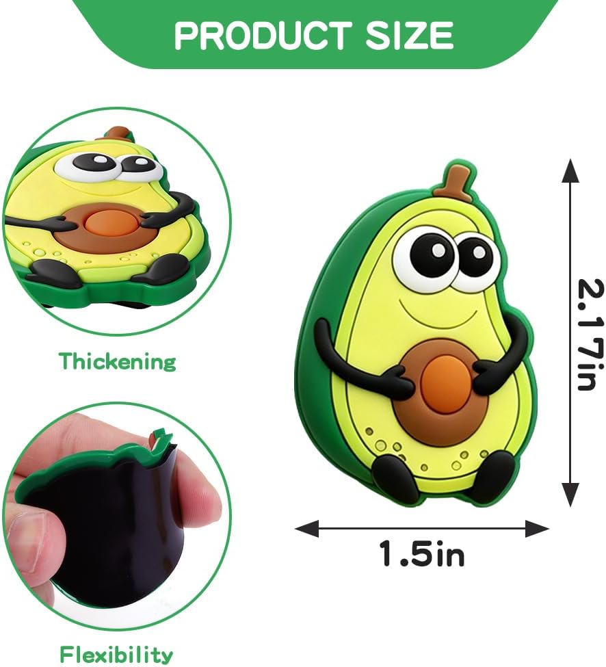 YUJUN 12PCS Fridge Magnets Toys with Fruit Animals Refrigerator Magnets Kid image 3