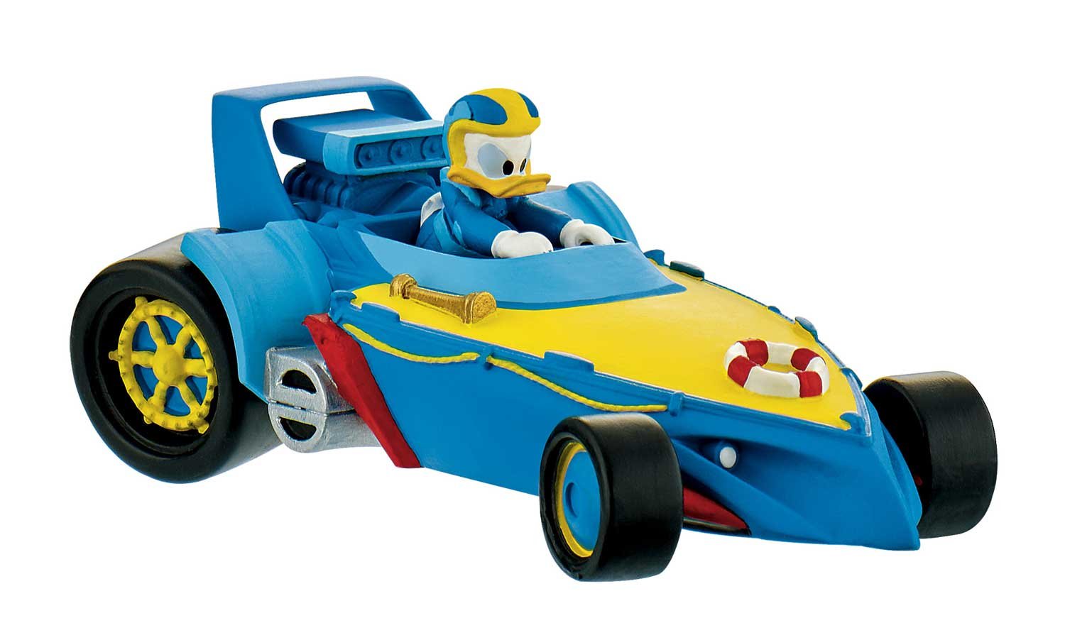 Bullyland Wd Racer Donald With Car, Multi-Colour, 15460