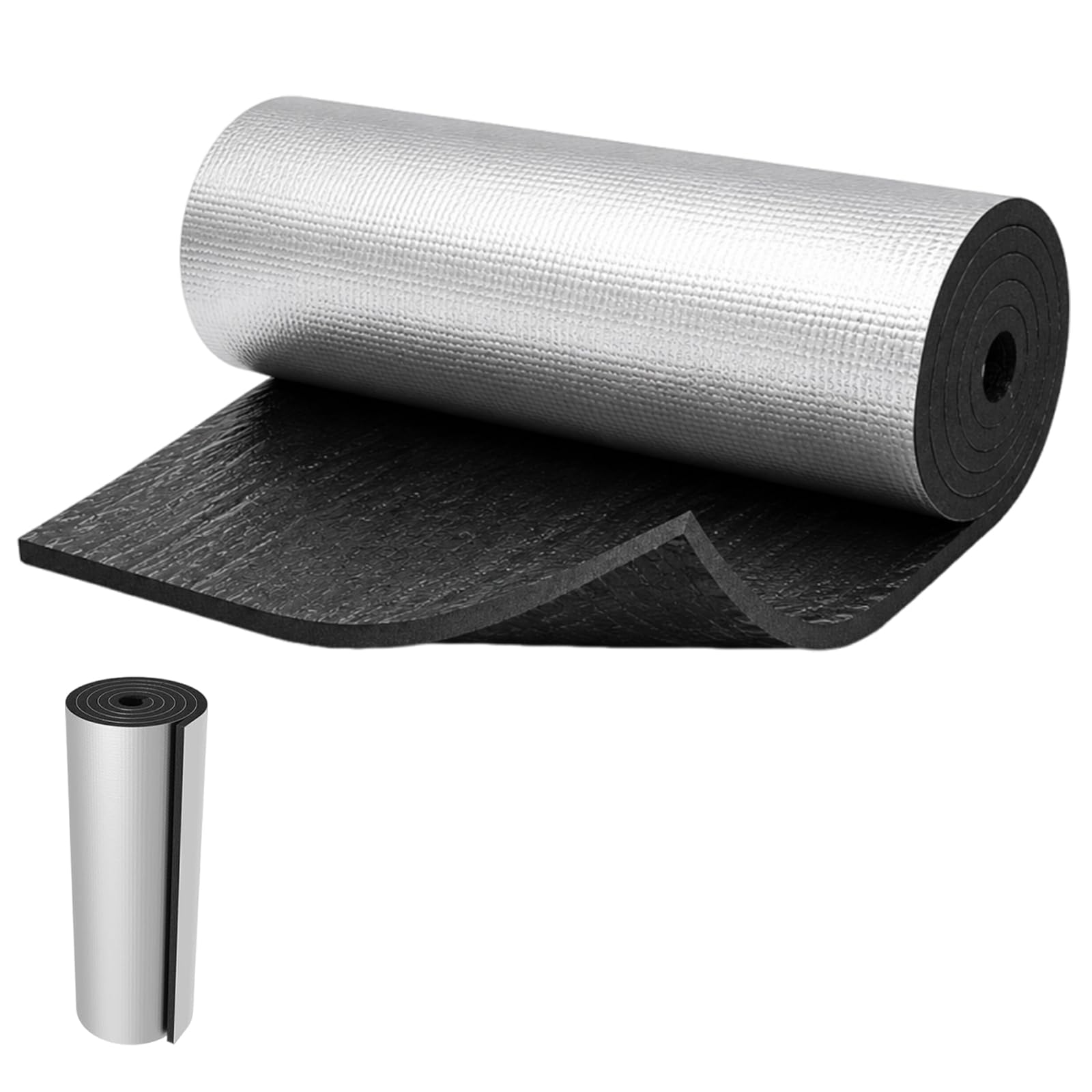 YANJINGSHE Toilet Tank Insulation Kit 40x16x0.2Inch with Aluminum Foil-Self Adhesive,Toilet Cistern Insulation Liner for Condensation Prevention,Insulation for Cistern Waterproof Vibration Dampening