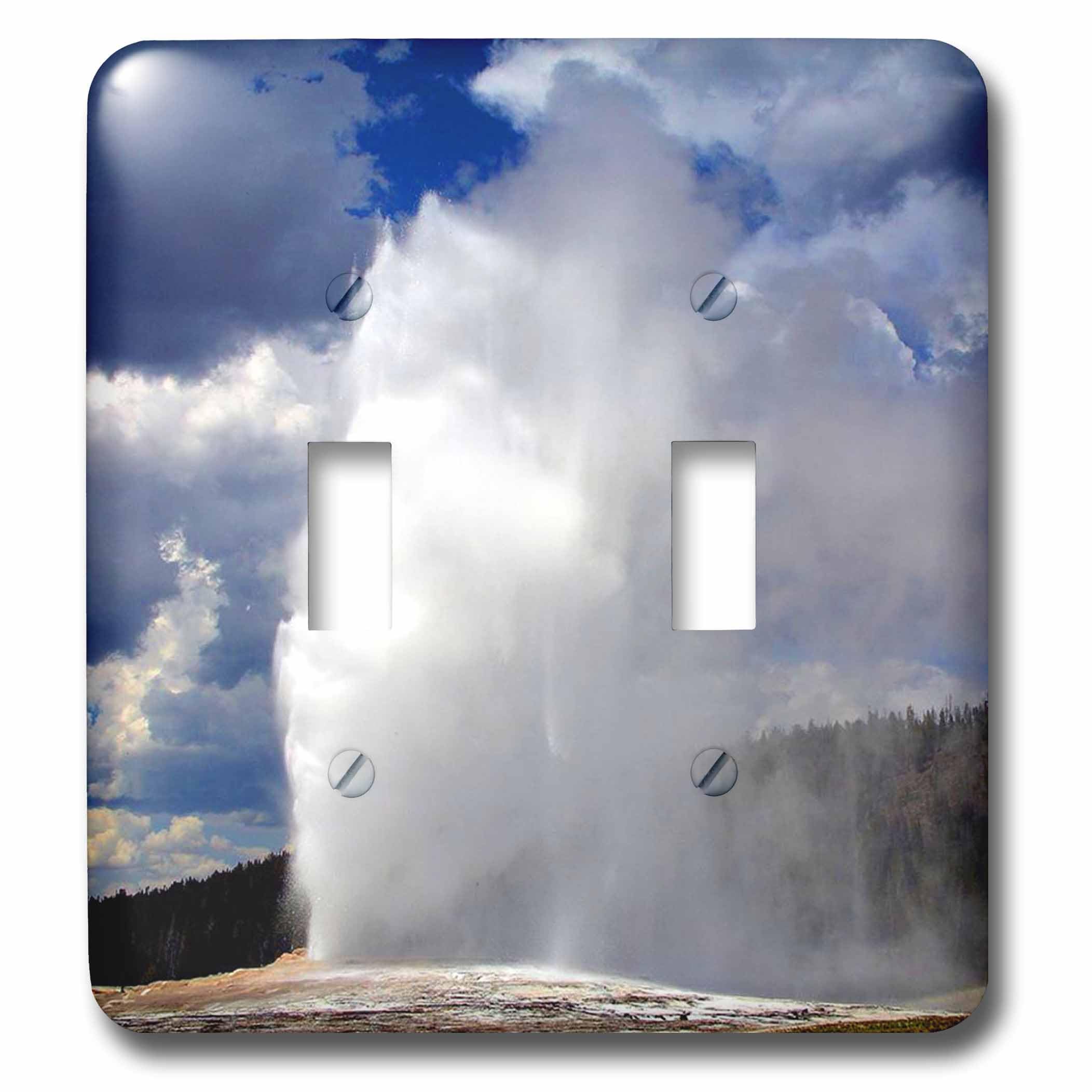 Interrupteur à bascule Old Faithful Yellowstone pour salon rustique