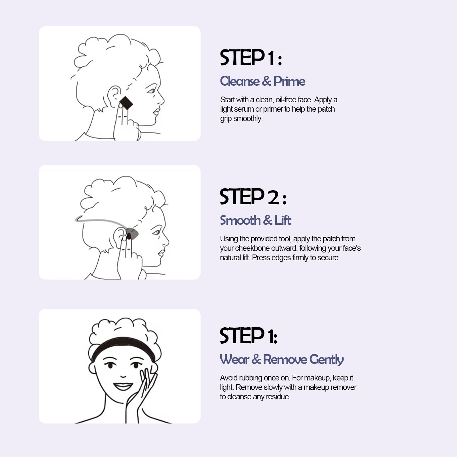 Parches Lifting Facial Invisibles – 80 Parches + 4 Elásticos Ajustables, Efecto V-Line Instantáneo, Rostro Cuello Ojos, Discretos bajo el Maquillaje