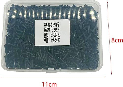 Miniatura 3 de Vaveren Ojales de raqueta de nailon, accesorios de cuerda, protector de cuerda, reemplazo de reparación de ojales de raqueta de bádminton