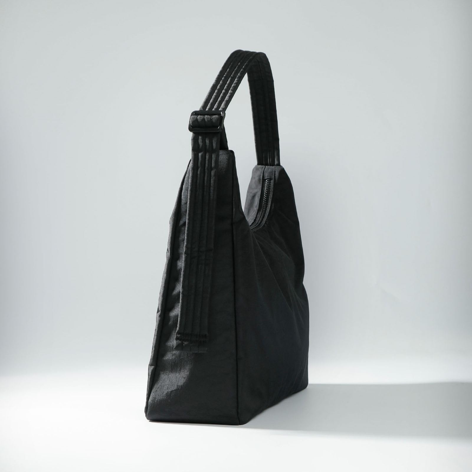 Large Nylon Shoulder Bag with Adjustable Quilted Strap – Fits 13