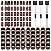 TOVOT 106 PCS Drum Sanders Set with 1/8 Shank 320 Grit for Dremel Tools