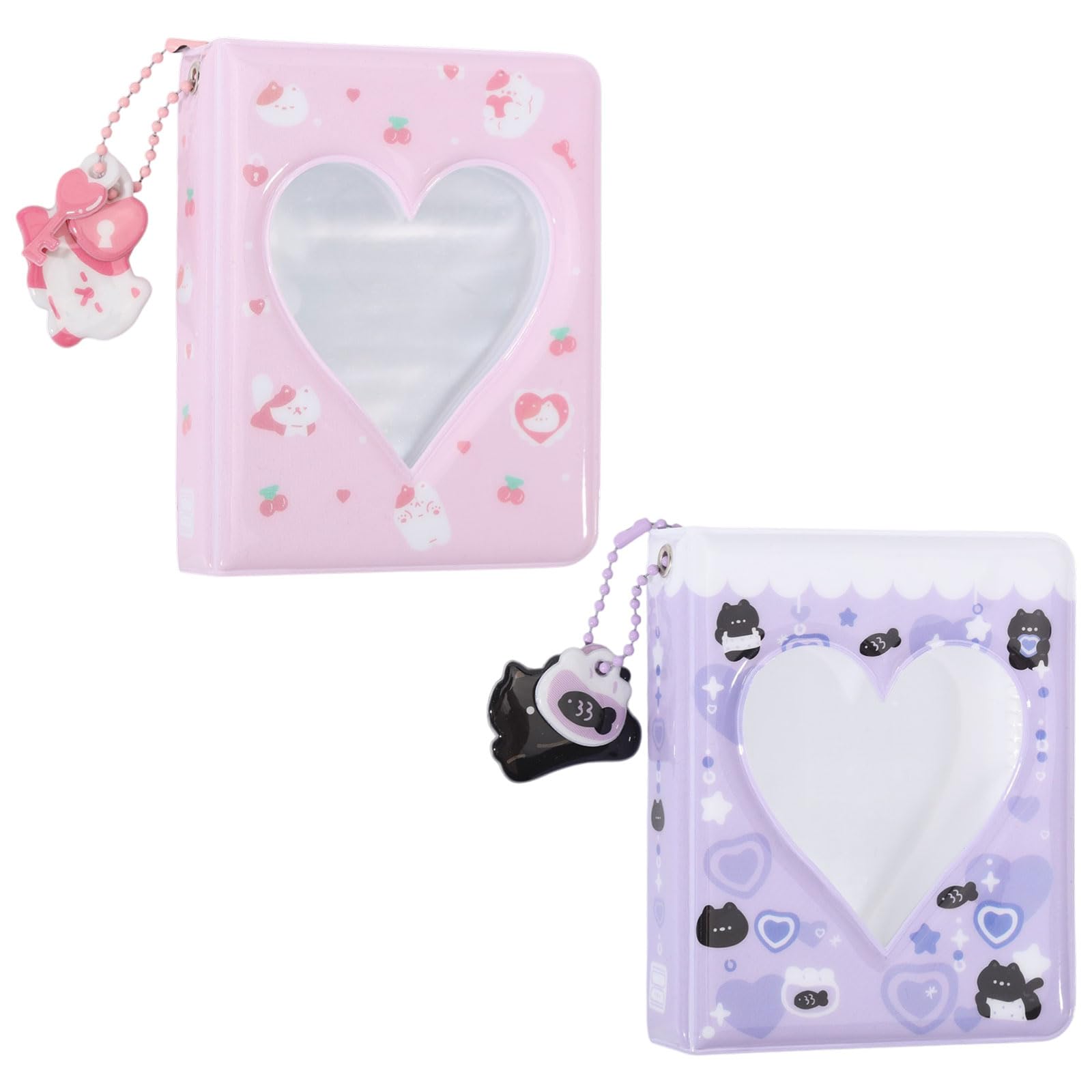 Mini album photo Instax Mini FREEBLOSS avec 40 pochettes et découpe cœur