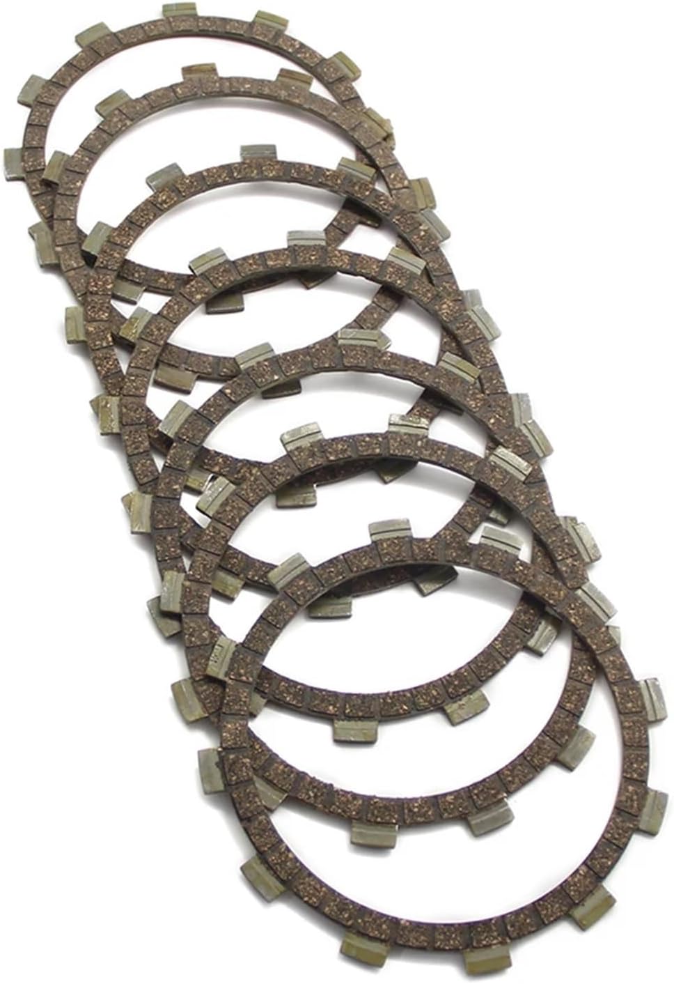 Motorcycle Clutch Friction Disc Plate Kit Compatible with YFZ350, YFZ350LE Limited Edition, YFZ350SP SP, YFZ350SE - High Performance Replacement Parts