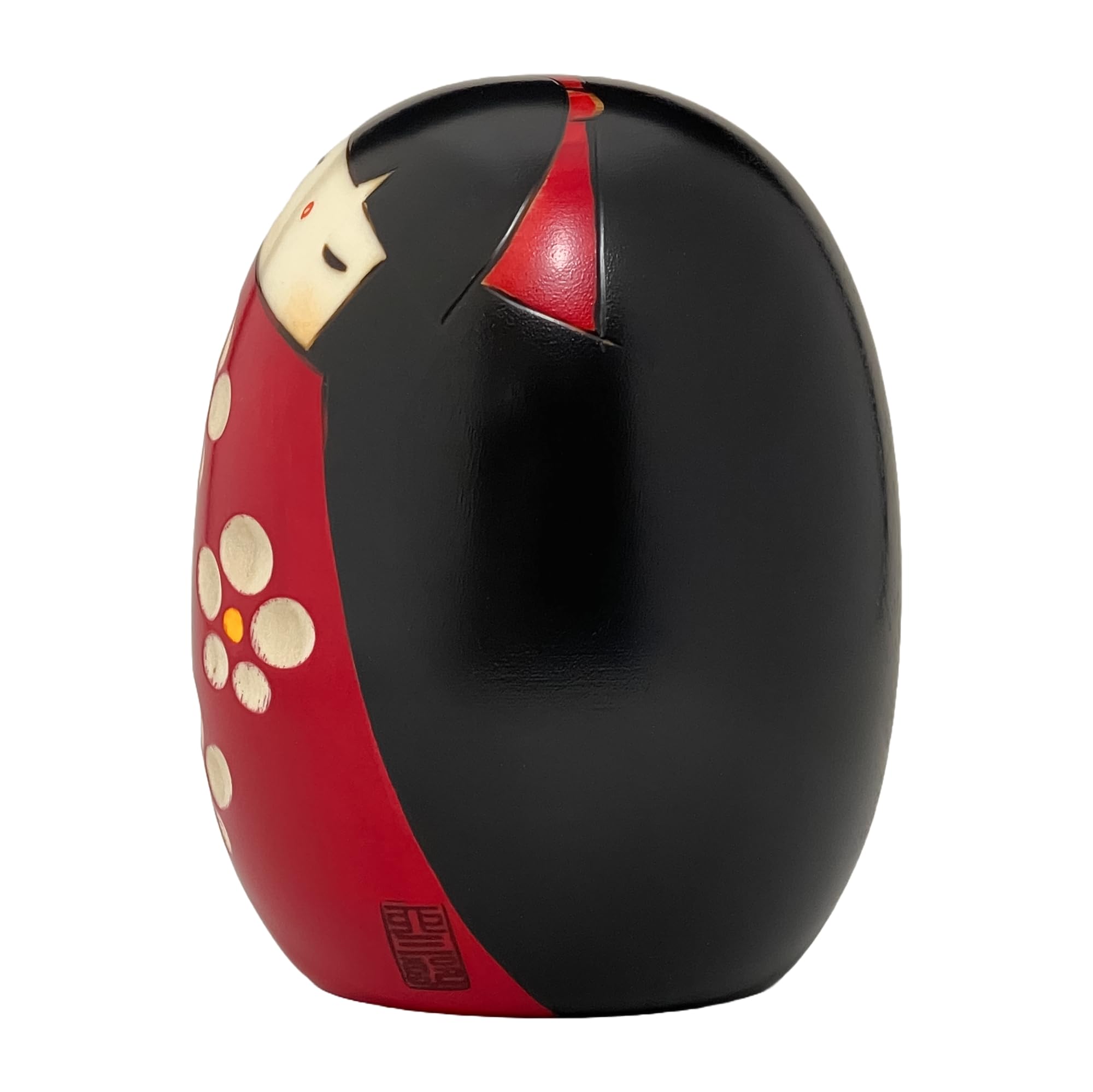 Amazon | 卯三郎こけし 日本製 こけし 白い花 （高さ9㎝）24-191