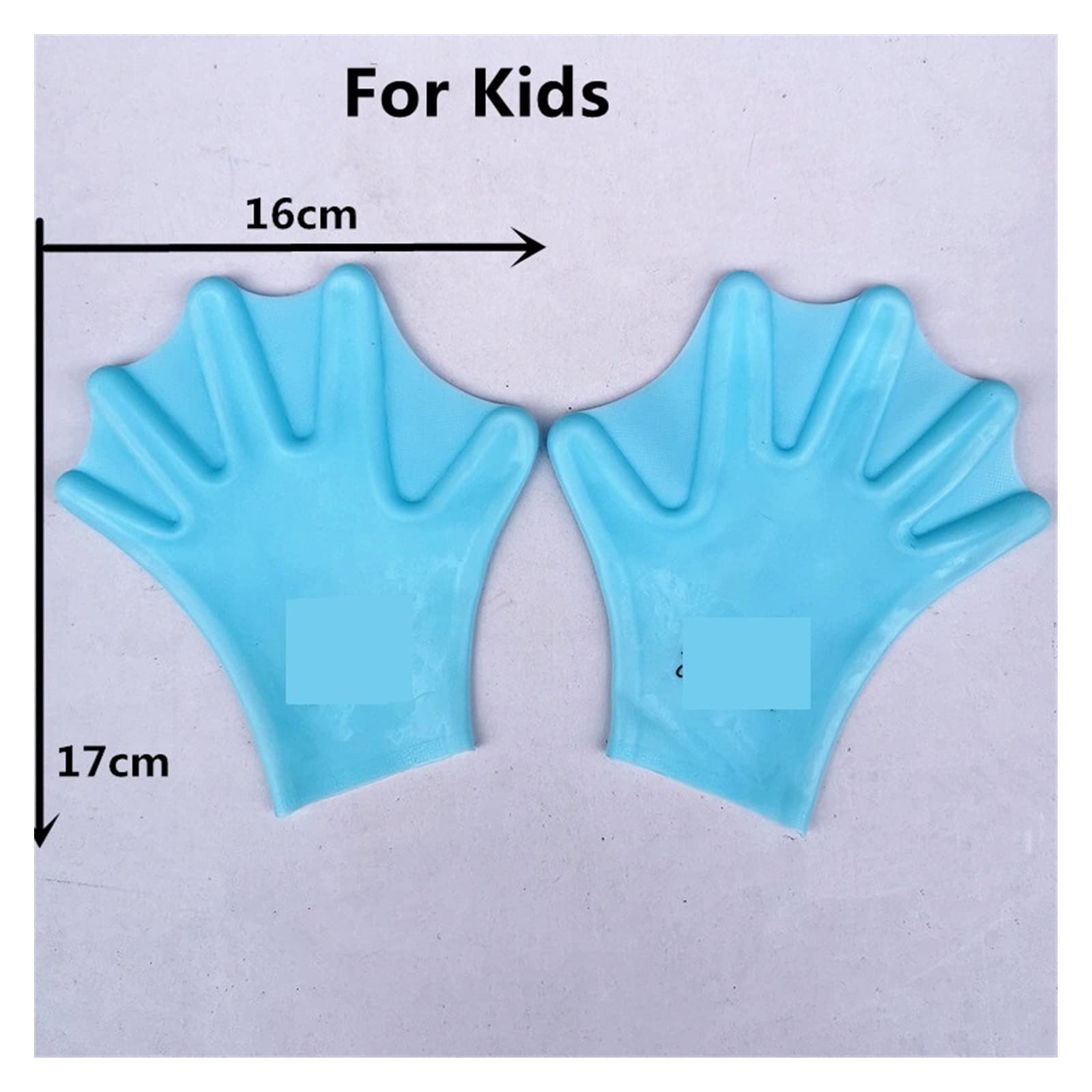 Neoprenanzughandschuhe, 1 Paar Schnorchelflossen Silikon Schwimmausrüstung Volle Hände Tauchzubehör Schwimmhäute Handflächen Erwachsene Kinder Silica Gel Handschuhe