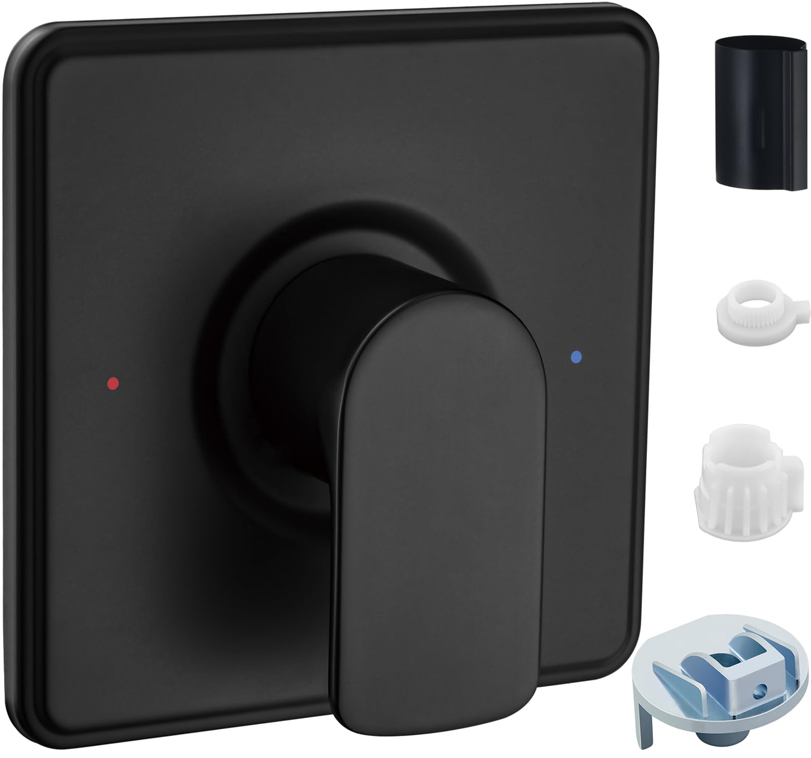 Kit garniture de douche Moen Posi-Temp en acier noir mat durable