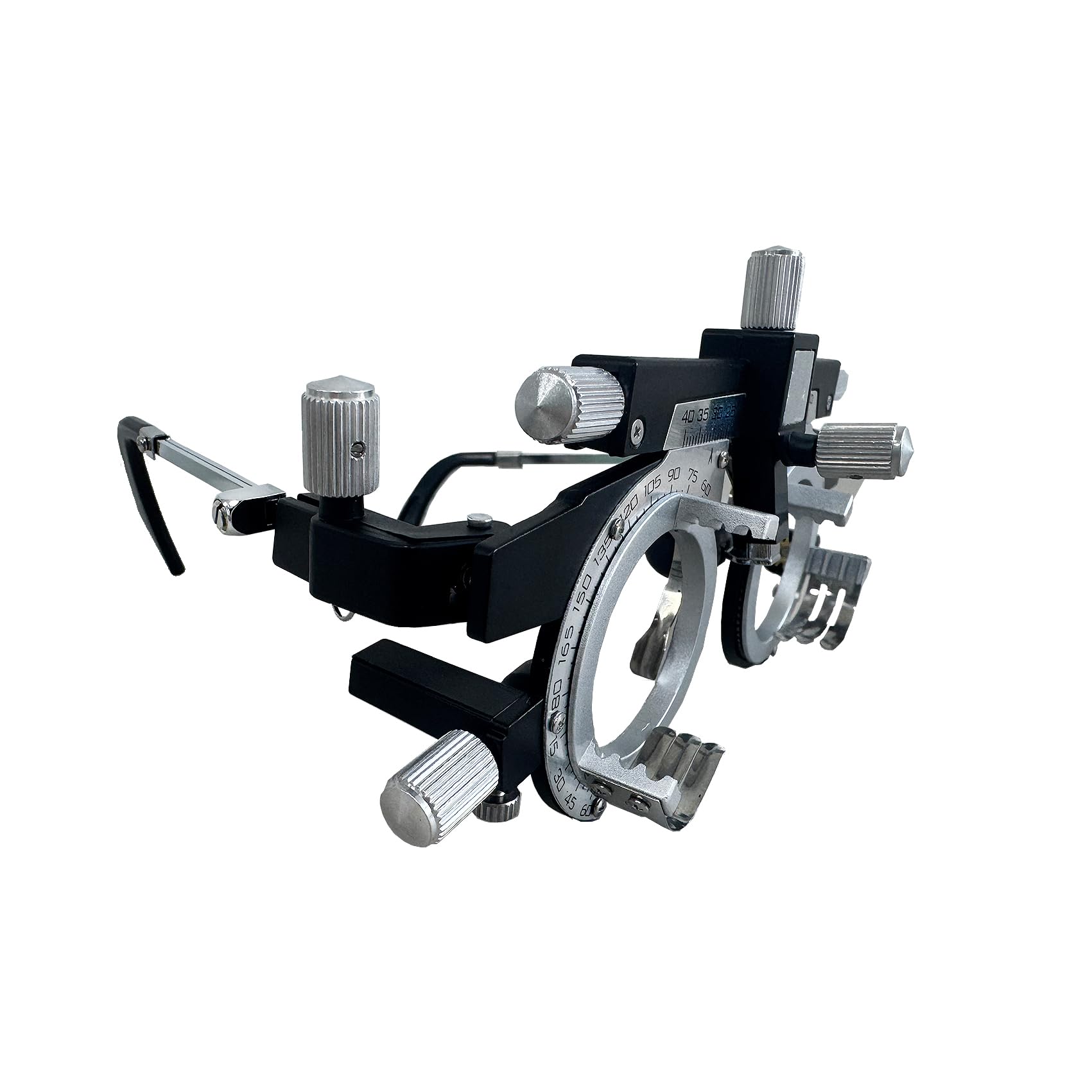 FocusVue Optical Trial Lens Frame Optometry Universal Fully Adjustable Optical Lightweight Trial Lens Frame for Optometry and Optician Glasses Testing and Fitting TF-P50L