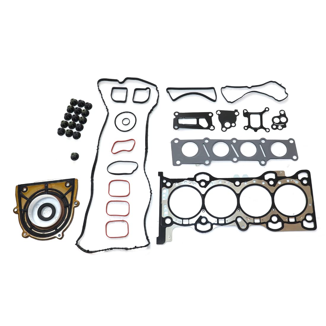 GXARTS Head Gasket Set LR024975 LR025006 Compatible with Jaguar XE XF XJ Compatible with Land Rover LR2 Evoque Discovery Sport 2.0T 204PT-HGS LR025664 LR024991 LR083938 LR025852 LR038760 LR032083