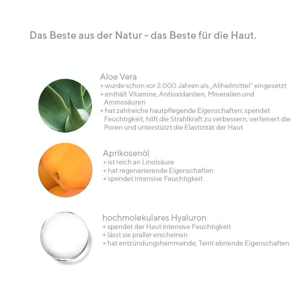 hyapur® - GREEN Nachtcreme 50ml - Die reichhaltige Feuchtigkeitscrme - zur Anti-Aging-Pflege mit Bio- Vegan- Natur- Kosmetik aus Berlin