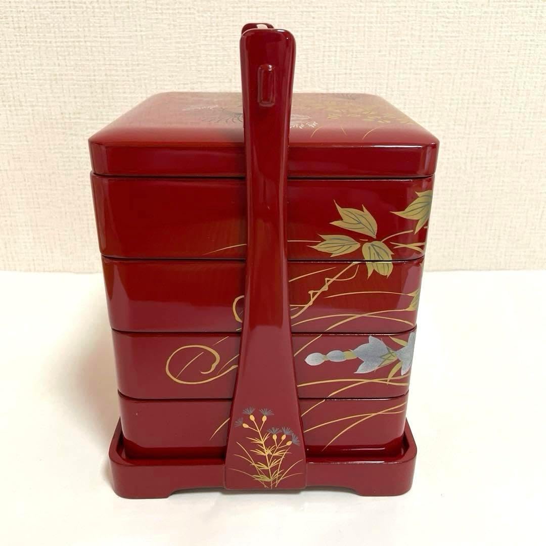 新品未使用 川連漆器 四段重箱 とおかもちセット16.6cm角 美品 未使用 川連漆器 四段重箱 とおかもちセット16.6cm角 楽天市場】