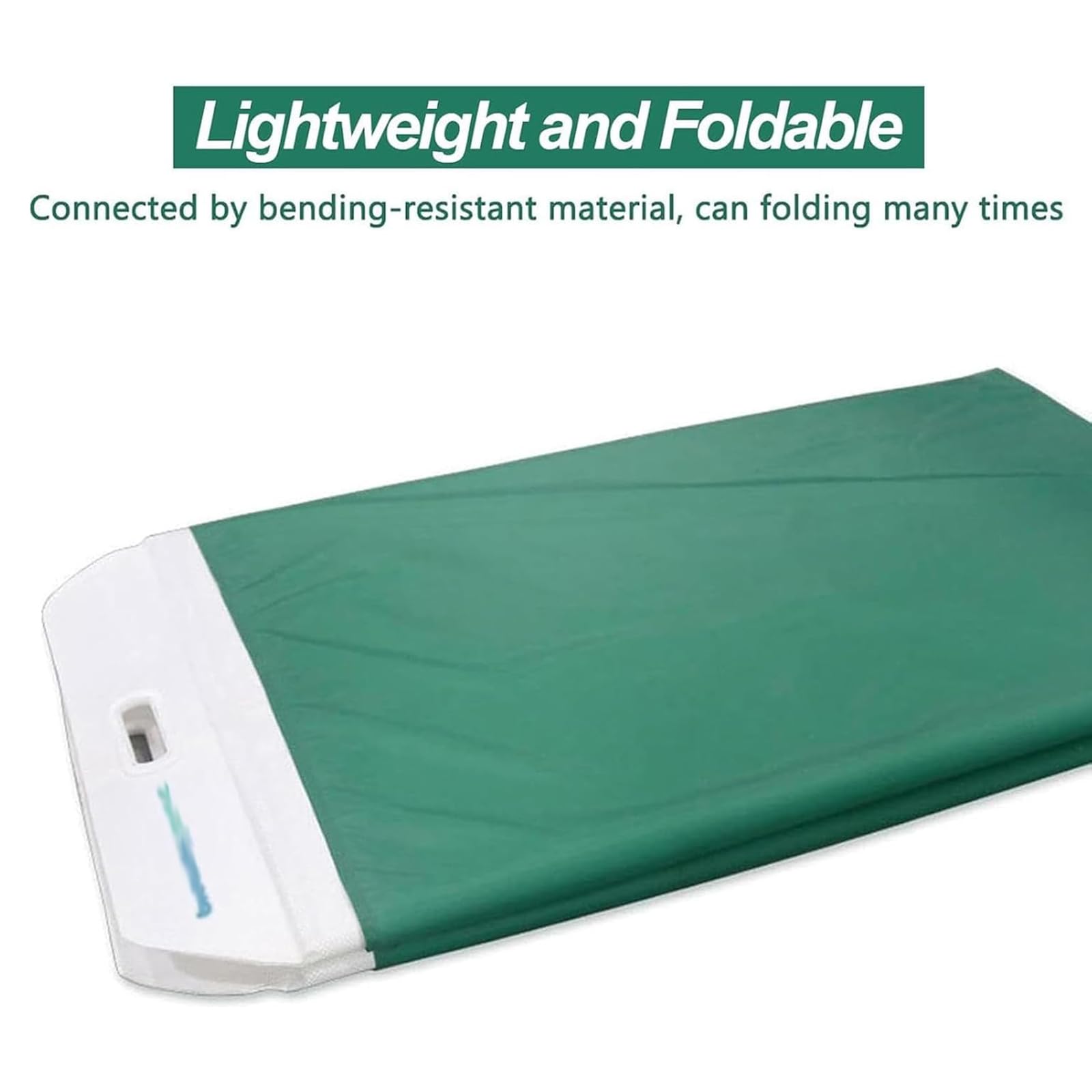 Tabla deslizante de transferencia plegable, transferencias de pacientes suaves y resistentes, capacidad de 250 libras para cama, silla de ruedas, uso doméstico