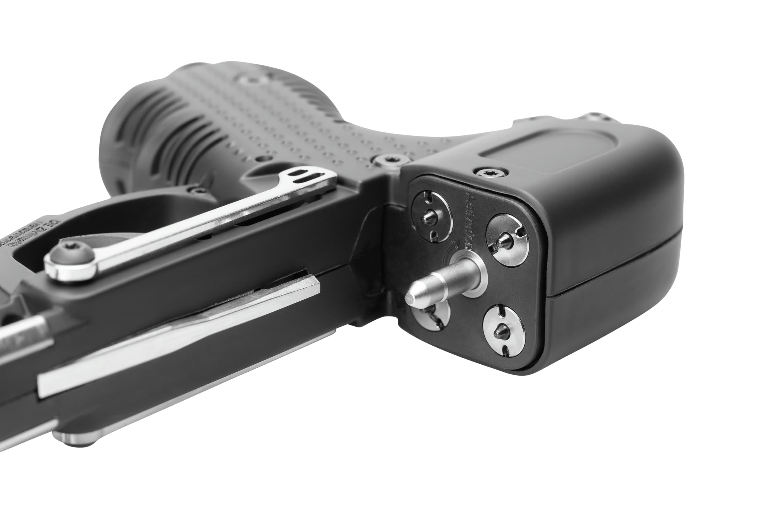 PIEXON AG Pfefferspraypistole JPX6 mit Laser und 4 Schuss Speedloader + BKA Genehmigung