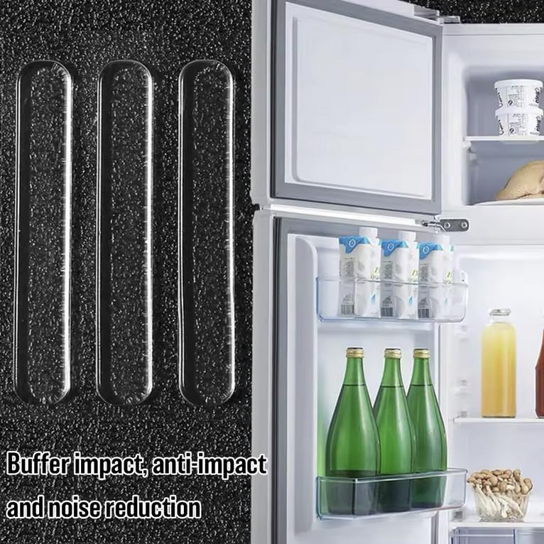 Generic Home Life | Transparent | Silicone Anti-Collision Strips for Furniture Protection | Sliding Door Bumpers | Wall Protection | Set of 10