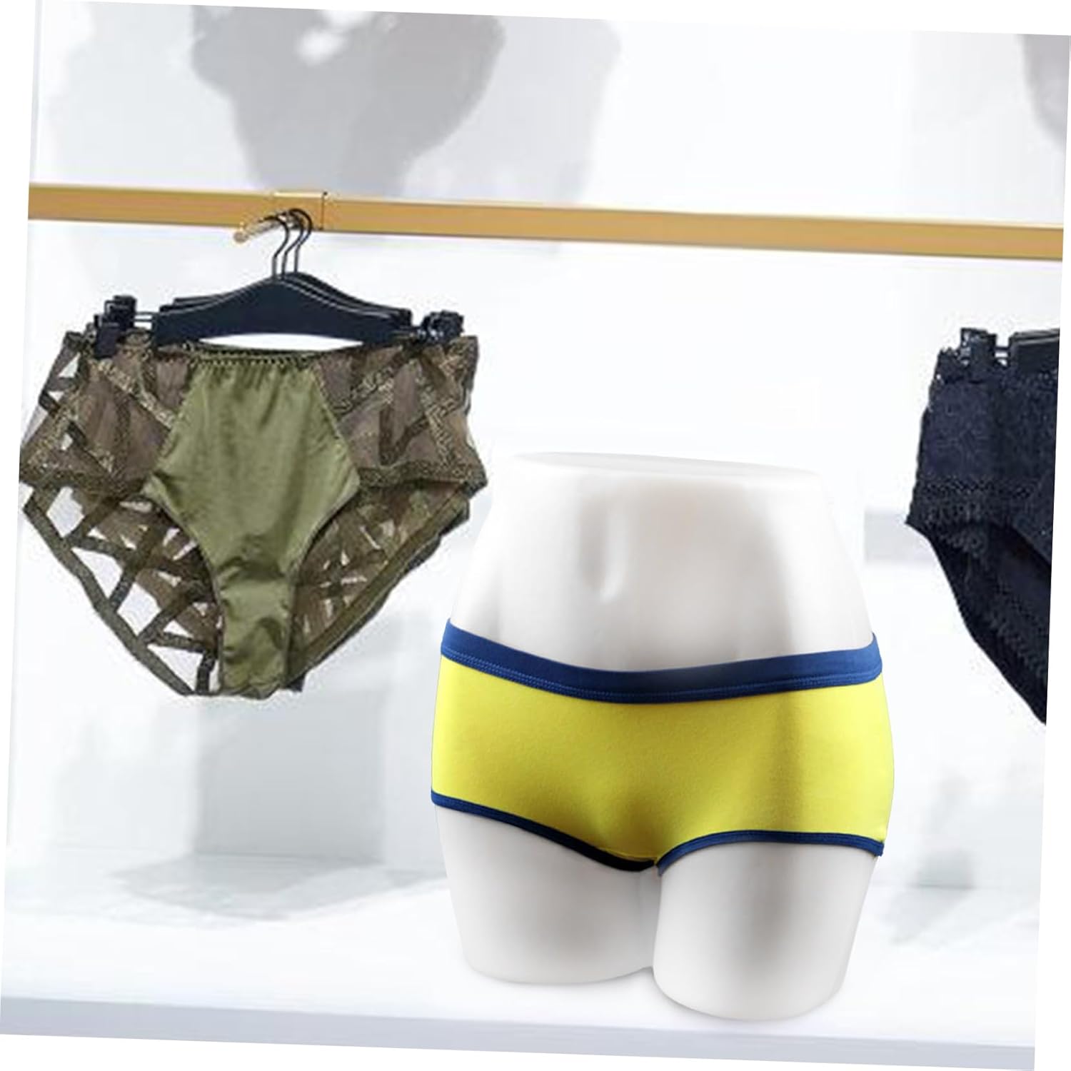 PRETYZOOM Female Hips Mannequin Full Body Plastic Women's Pants Table Underwear Display Mold