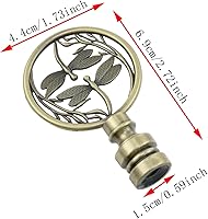 Vista 3 de Lámpara de diseño de libélula con perilla de tapa de doble libélula, tratamiento de hueco, diseño de libélula (bronce) - 1 unidad