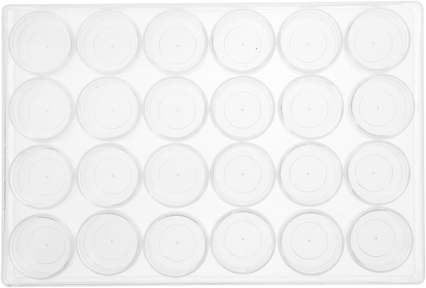 EXCEART 1set Transparent Beads Storage Containers Compartment Organizer Box for Jewelry Nail Charms and Arts Crafts Versatile and Portable Storage