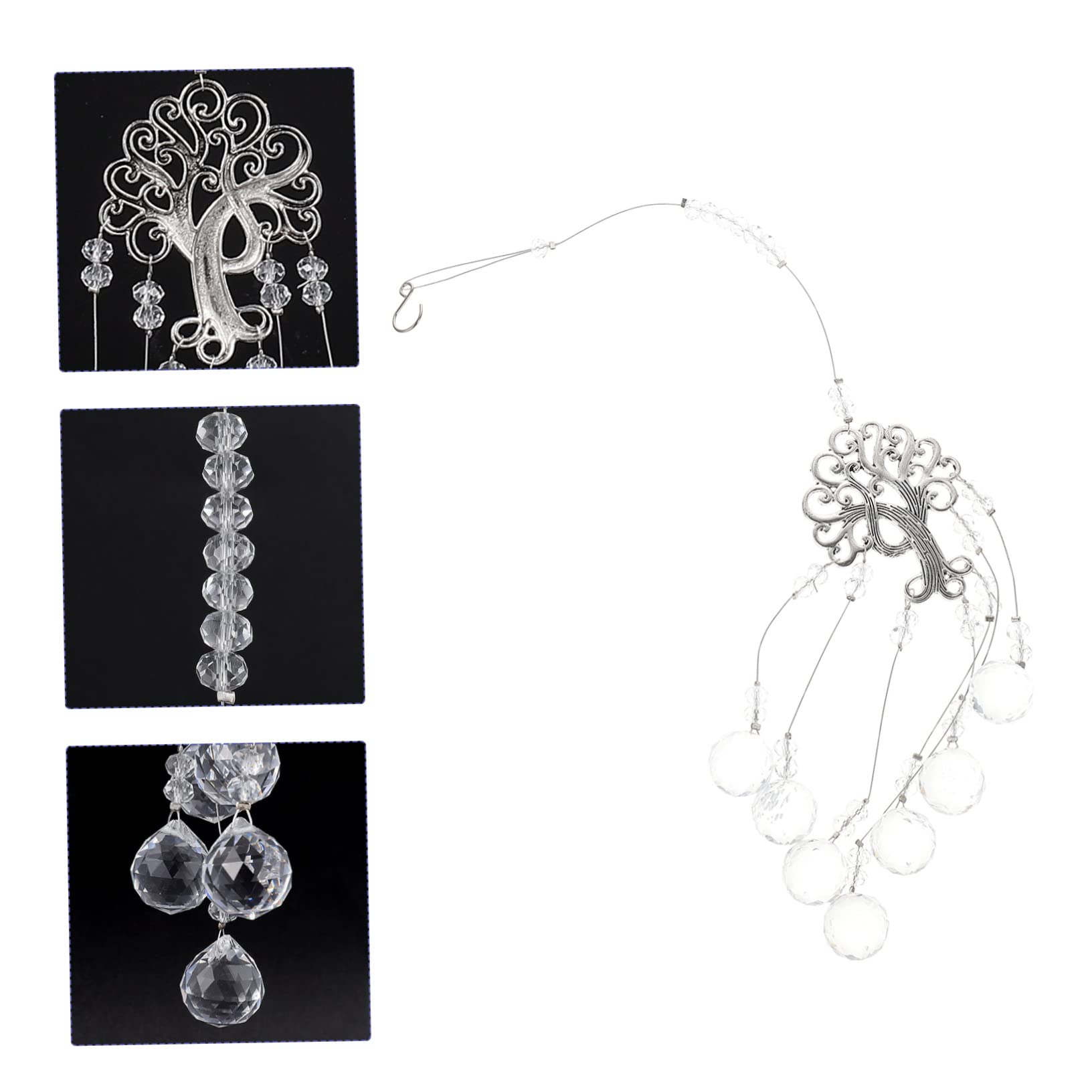 Mikikit 3stücke Wasserfall Crystal Hochzeitsanhänger Kreative Hängende Deko Für Festliche Anlässe Für Hochzeiten Weihnachten Und Stilvolle Wohnraumgestaltung
