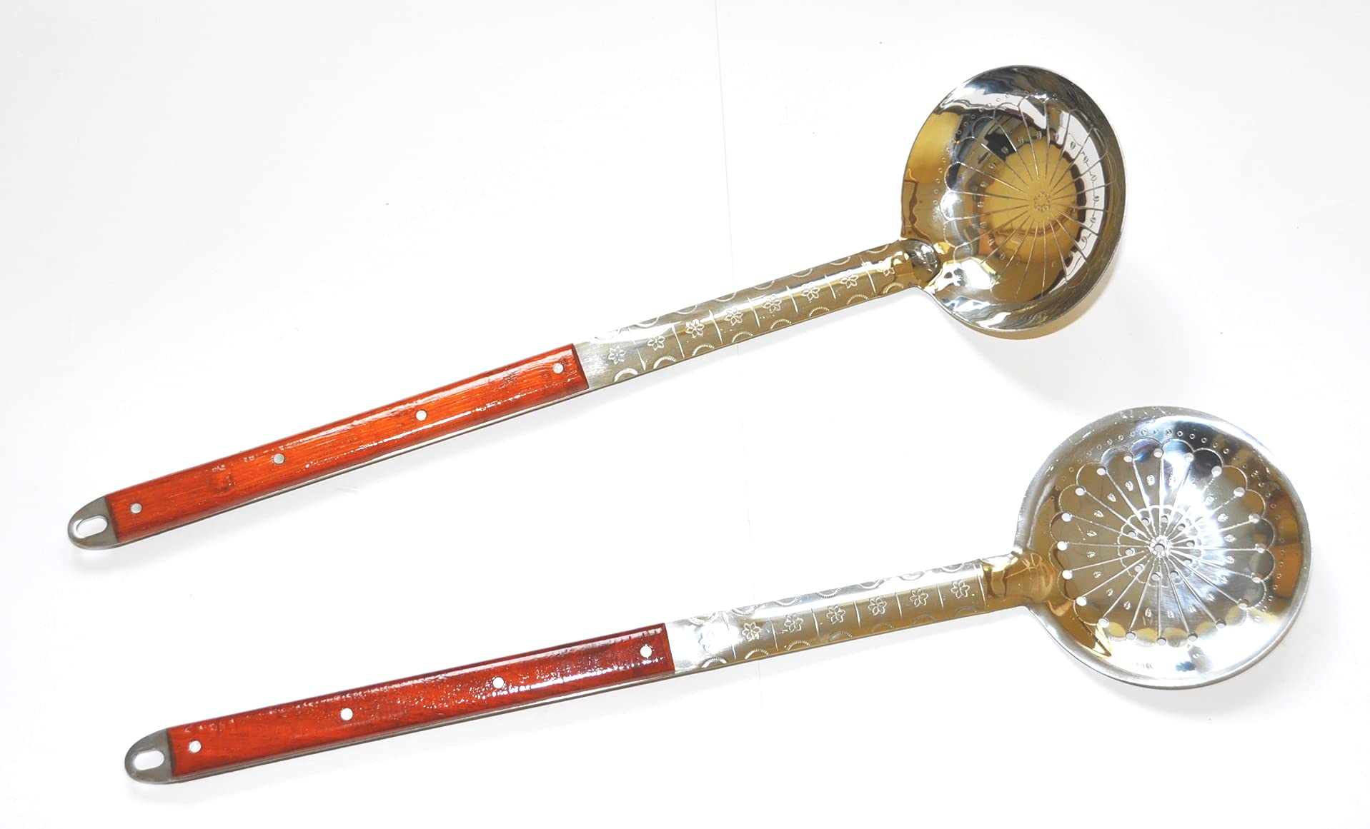 Set de espumadera y cucharón de 2х64 cm USB