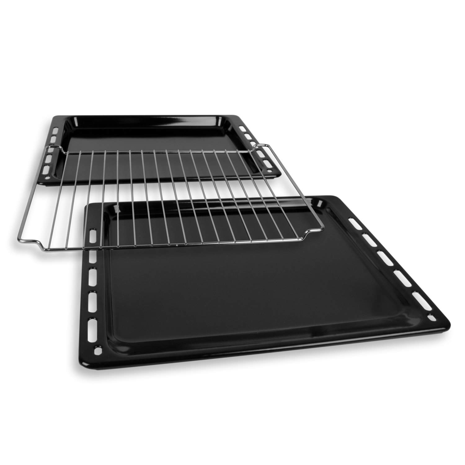 Juego de bandejas de horno SET 2 x Backblech + Rost 445mm